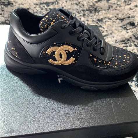 chanel trainers 2016|Chanel trainers women black.